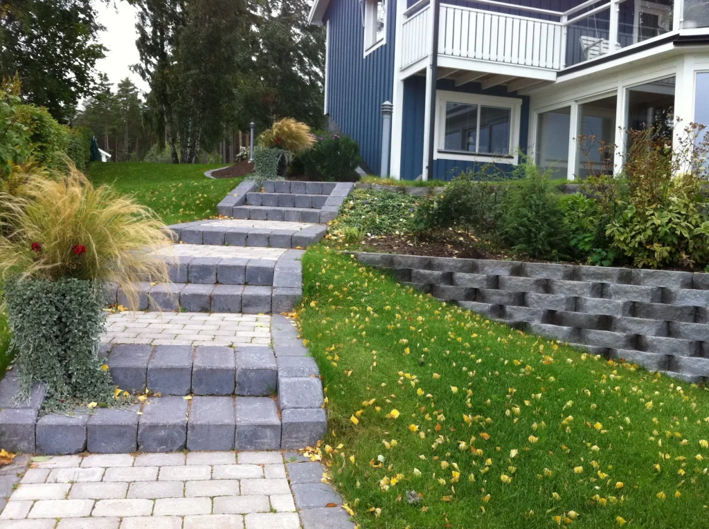 Bygga trappa i sten betong vallentuna scaled