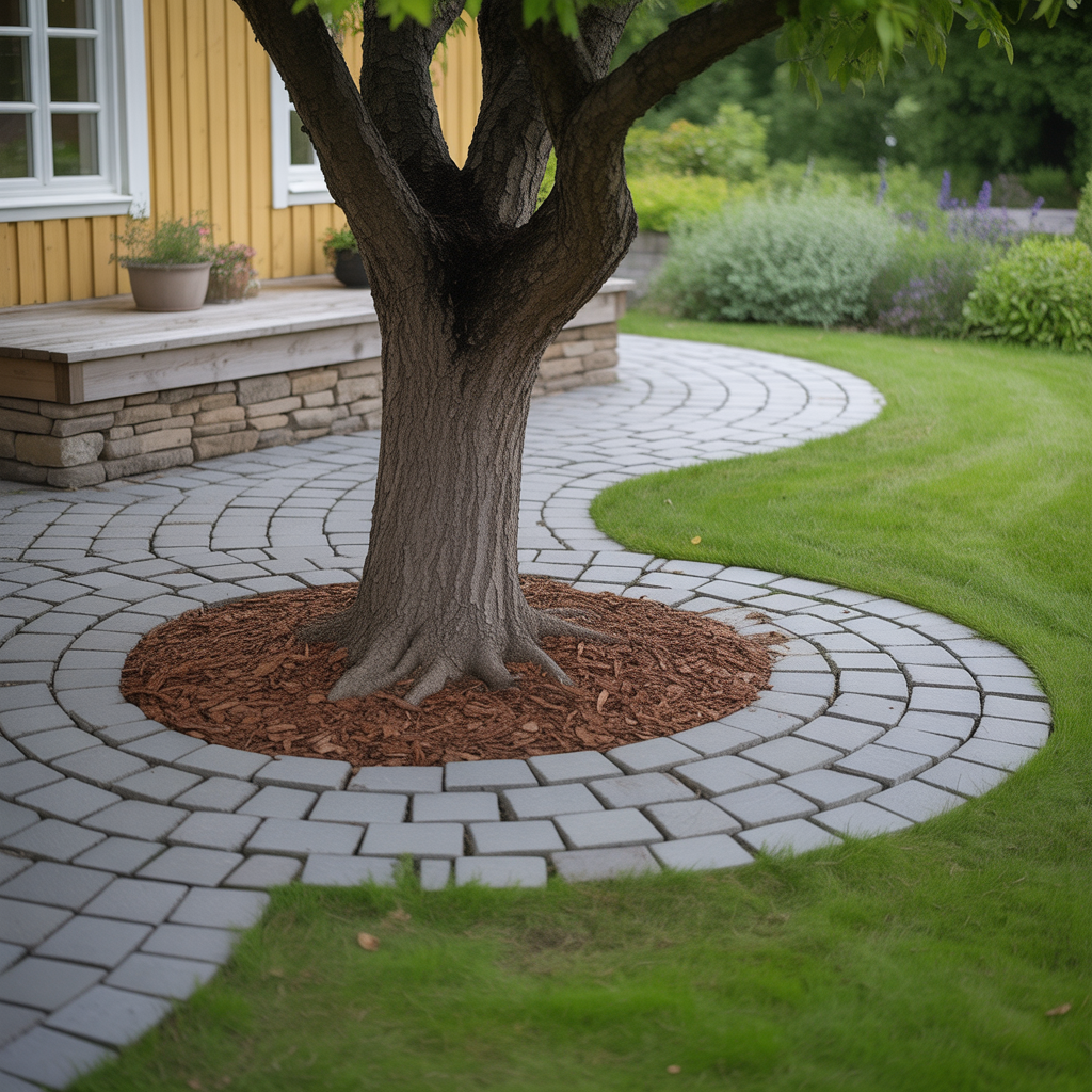 2.Hur hanterar man stenlaggning nara trad