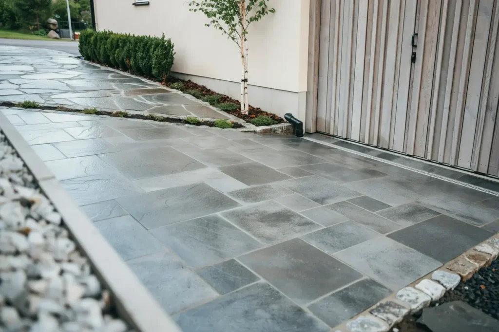 marksten p garageuppfarten s undviker du s ttningar hjulsp r och frostskador
